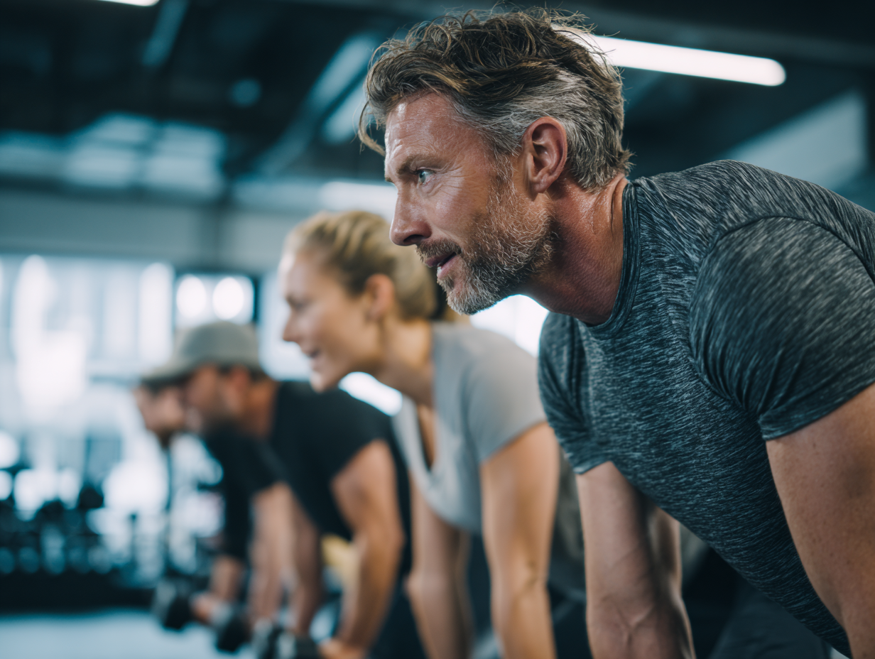 Наукові методи тренувань у дії - люди різного віку виконують функціональні вправи